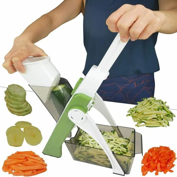 Adjustable Vegetable Cutter Chopper - 4 in 1 Manual Chopper