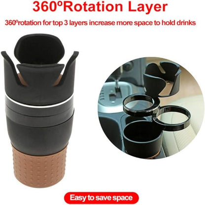 Multi Purpose Car Cup Holder 5 In 1 Cup Holder