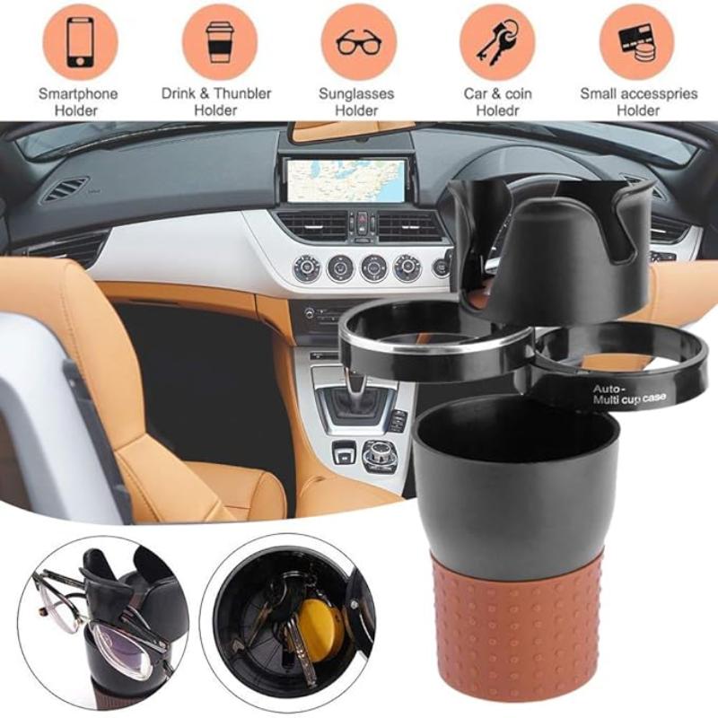 Multi Purpose Car Cup Holder 5 In 1 Cup Holder