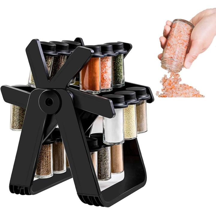 18 Jar Rotating Spices Rack