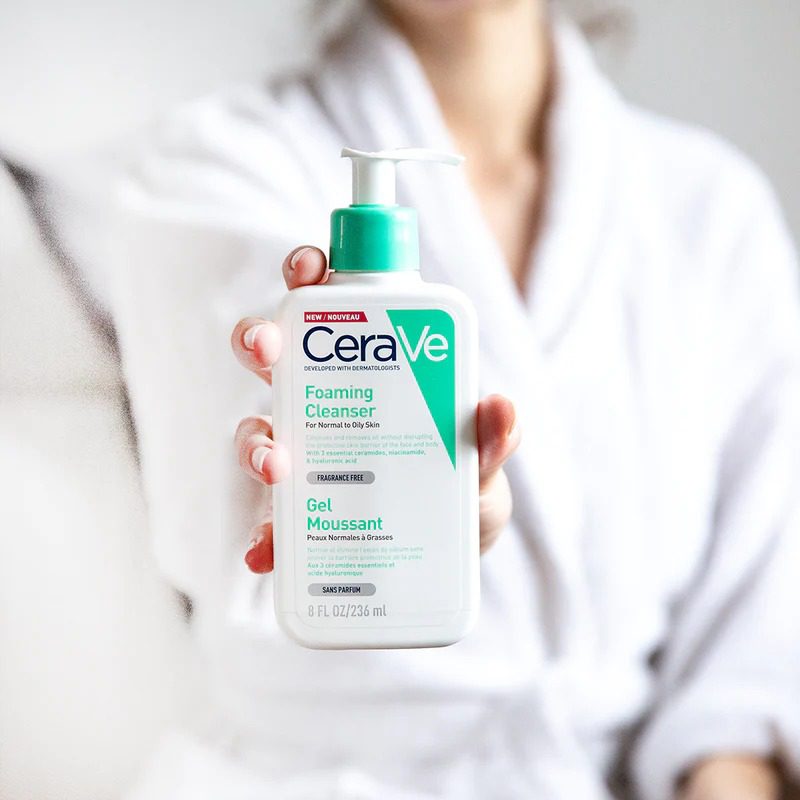 CeraVe Foaming Facial Cleanser For Normal To Oily Skin