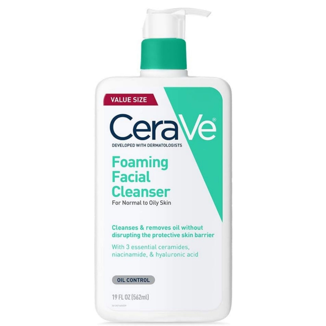 CeraVe Foaming Facial Cleanser For Normal To Oily Skin