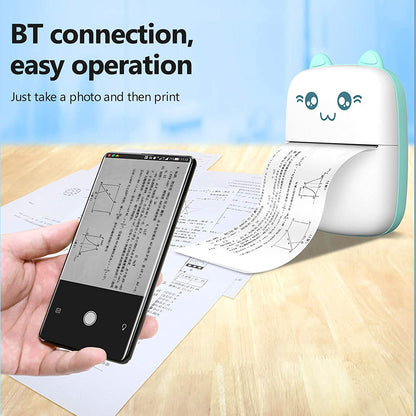 Portable Mini Pocket Printer | Bluetooth Thermal Mini Printer