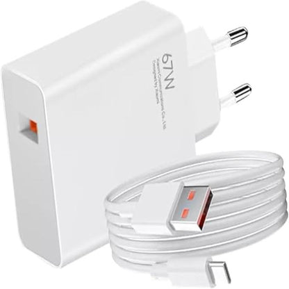 Fast Charging Adapter(67W)  With Fast Data Cable