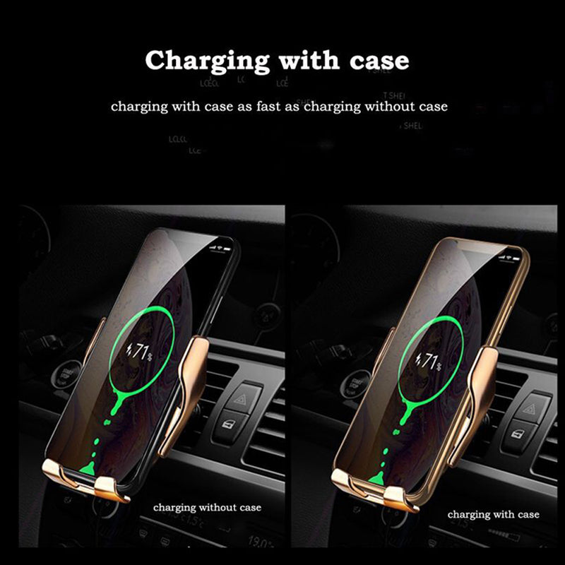 Auto Clamping Wireless Car Phone Charger