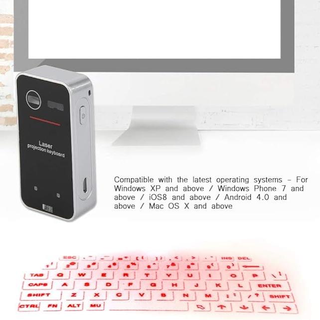 Bluetooth Virtual Laser Keyboard | Wireless Projection keyboard