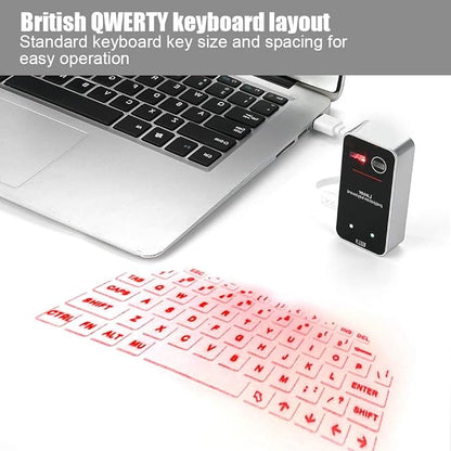 Bluetooth Virtual Laser Keyboard | Wireless Projection keyboard