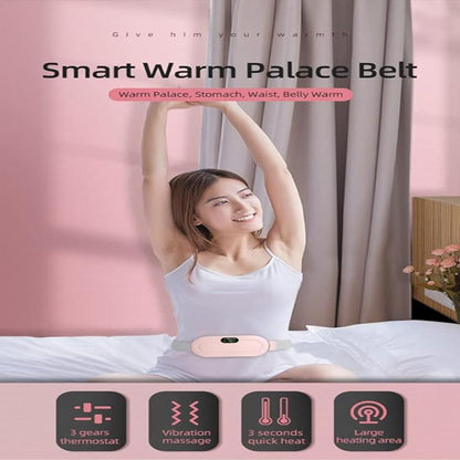 Period Cramp Relief Belt | Portable Menstrual Heating Pad