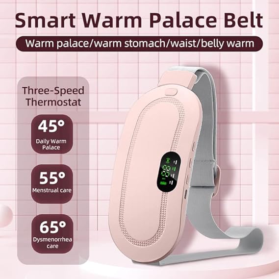 Period Cramp Relief Belt | Portable Menstrual Heating Pad