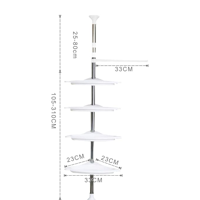 4 Tier Multifunctional Corner Shelf